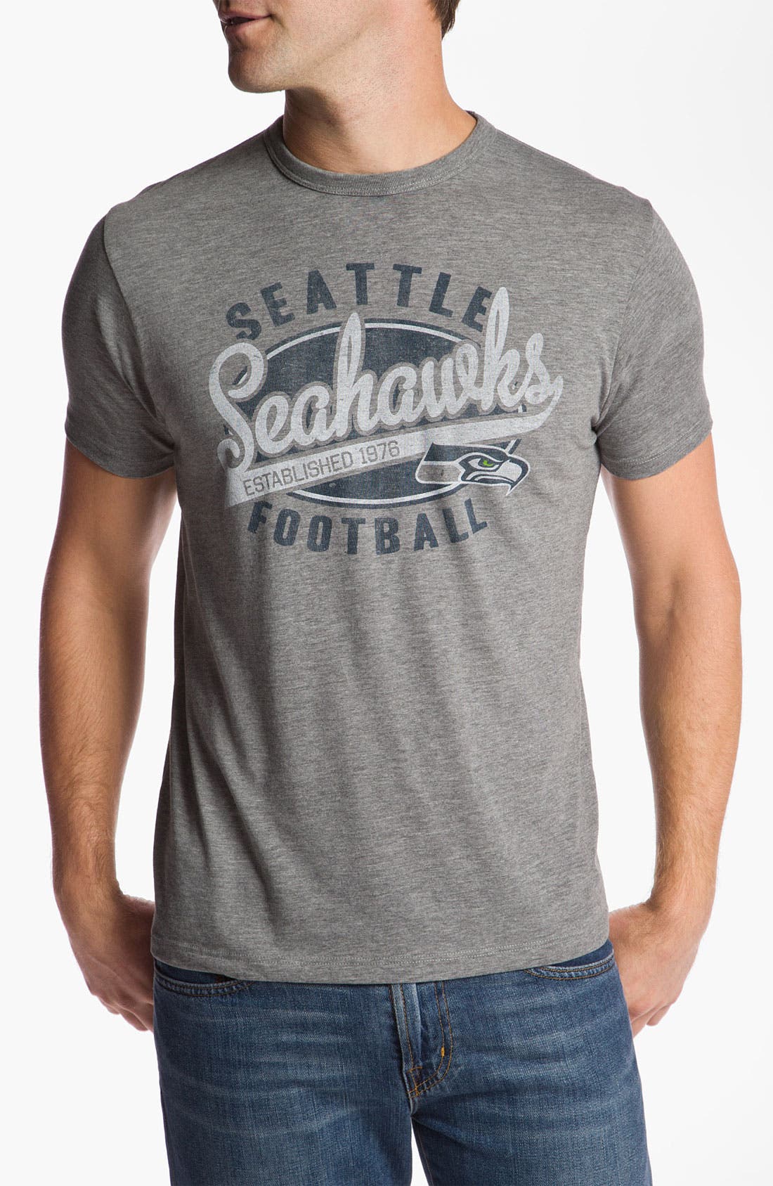 G-III Sports Seattle Seahawks Football Established 1976 Mens T-Shirt